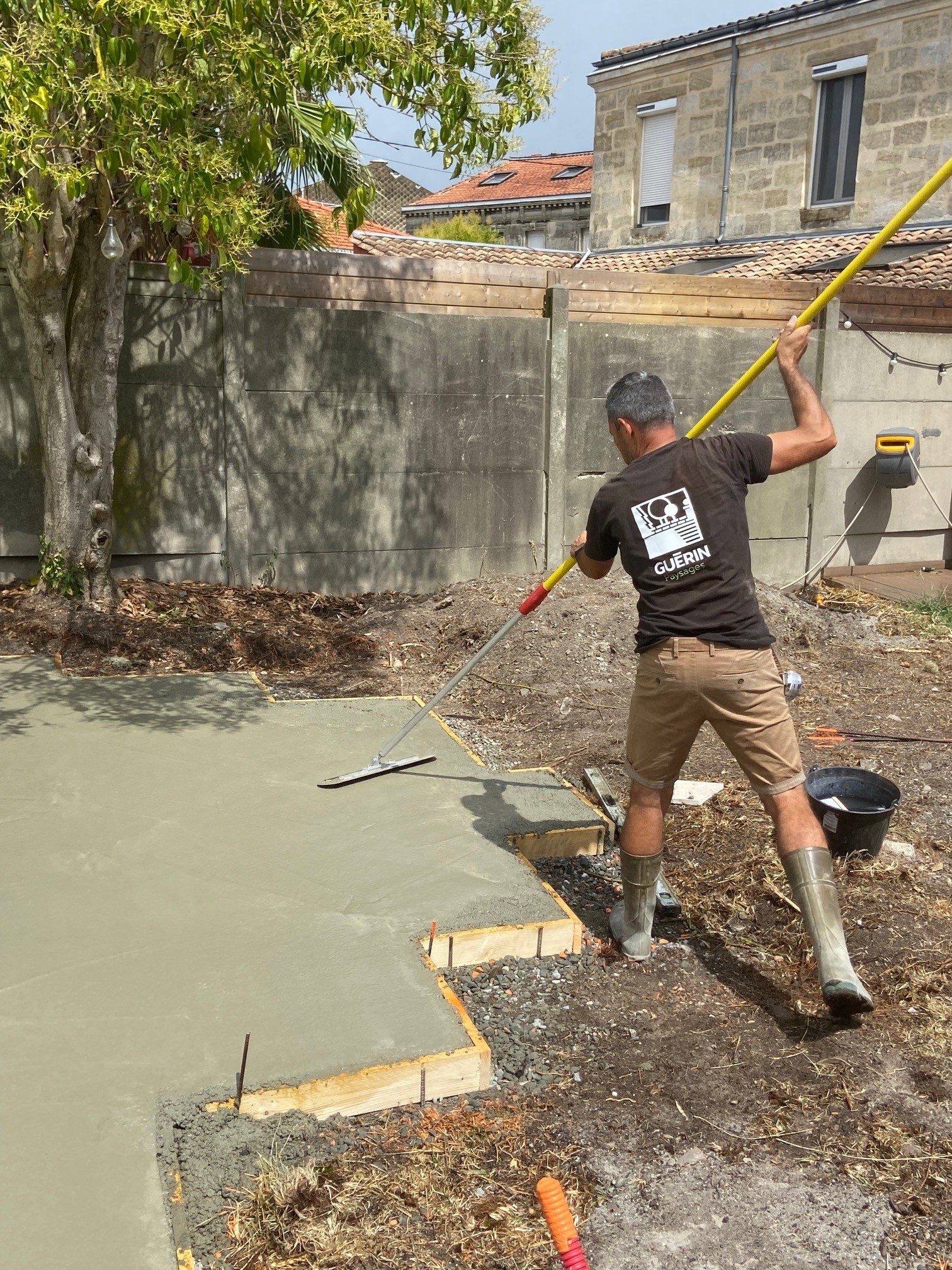 Création d'un jardin de ville à Bordeaux